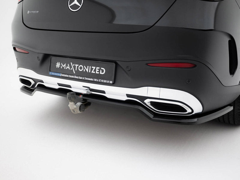 Maxton Design - Rear Splitter (Vertical Bars) Mercedes-Benz GLC Coupe AMG-Line C254