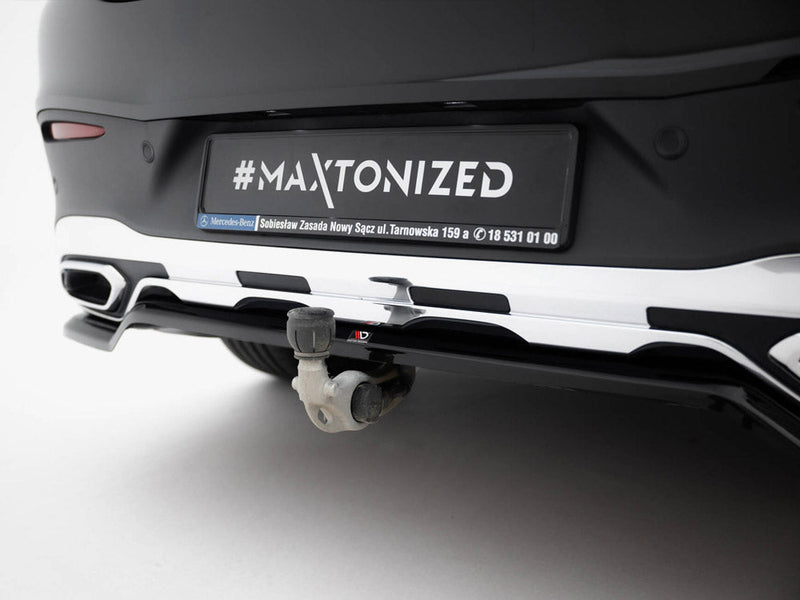 Maxton Design - Rear Splitter (Vertical Bars) Mercedes-Benz GLC Coupe AMG-Line C254