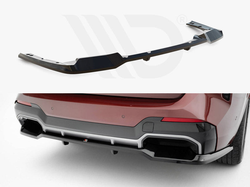 Maxton Design - Rear Splitter (Vertical Bars) BMW iX3 M-Pack G08 Facelift