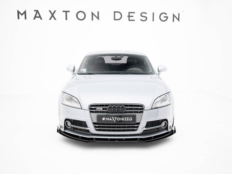 Maxton Design - Street PRO Front Splitter + Flaps Audi TT S / TT S-Line 8J Facelift
