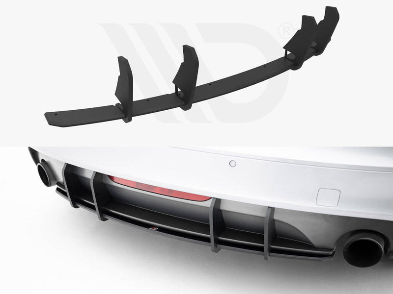Maxton Design - Street PRO Rear Diffuser Audi TT S-Line 8J Facelift