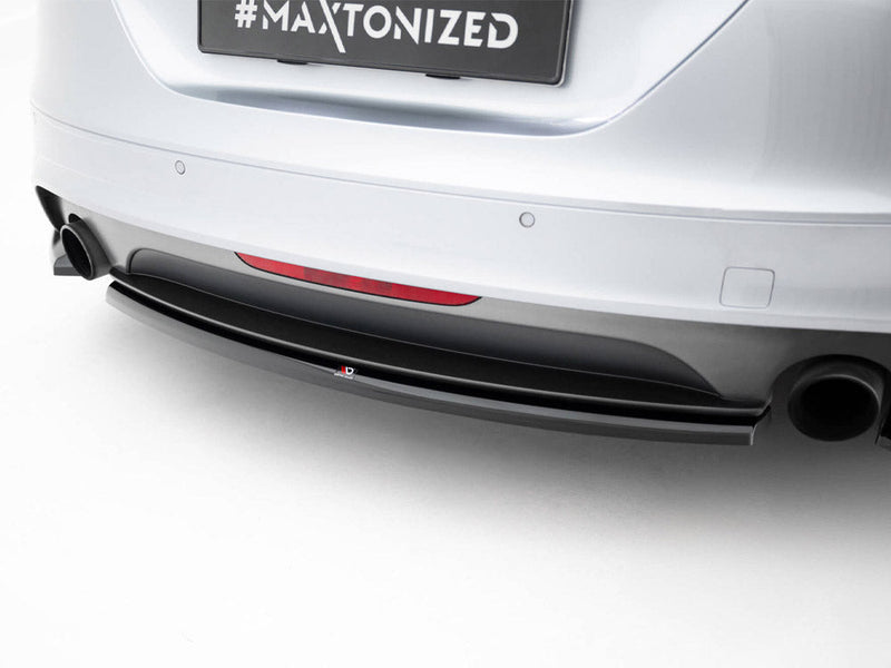 Maxton Design - Central Rear Splitter Audi TT S-Line 8J Facelift