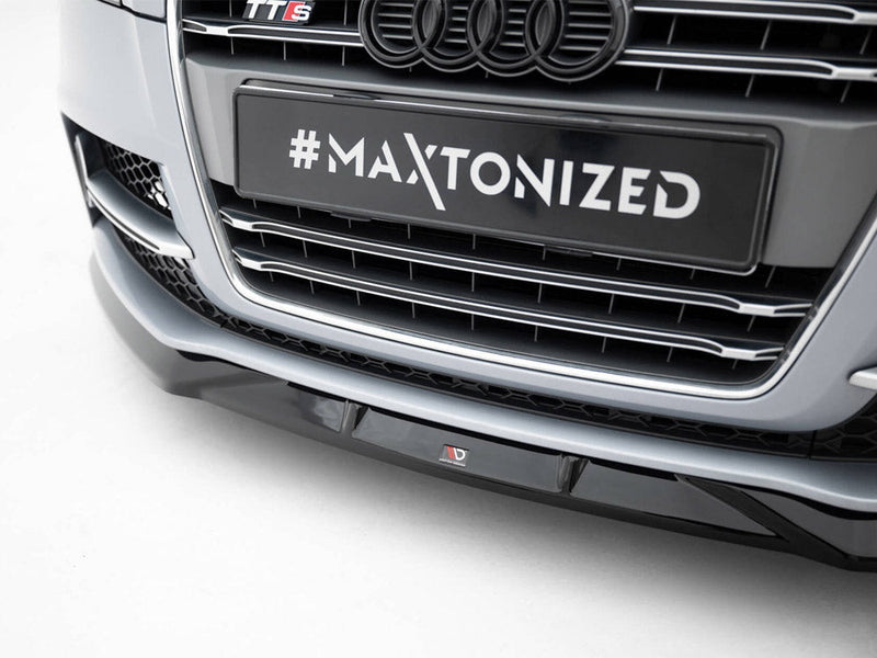 Maxton Design - Front Splitter V.2 Audi TT S / TT S-Line 8J Facelift
