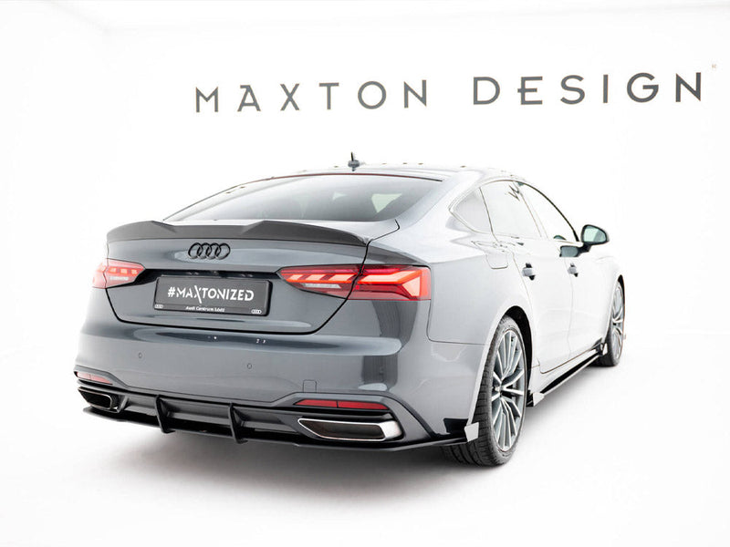 Maxton Design - Street PRO Rear Diffuser + Flaps Audi A5 F5 / B9 Facelift