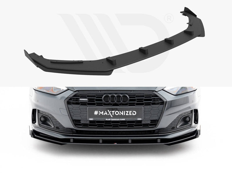 Maxton Design - Street PRO Front Splitter + Flaps Audi A5 F5 / B9 Facelift
