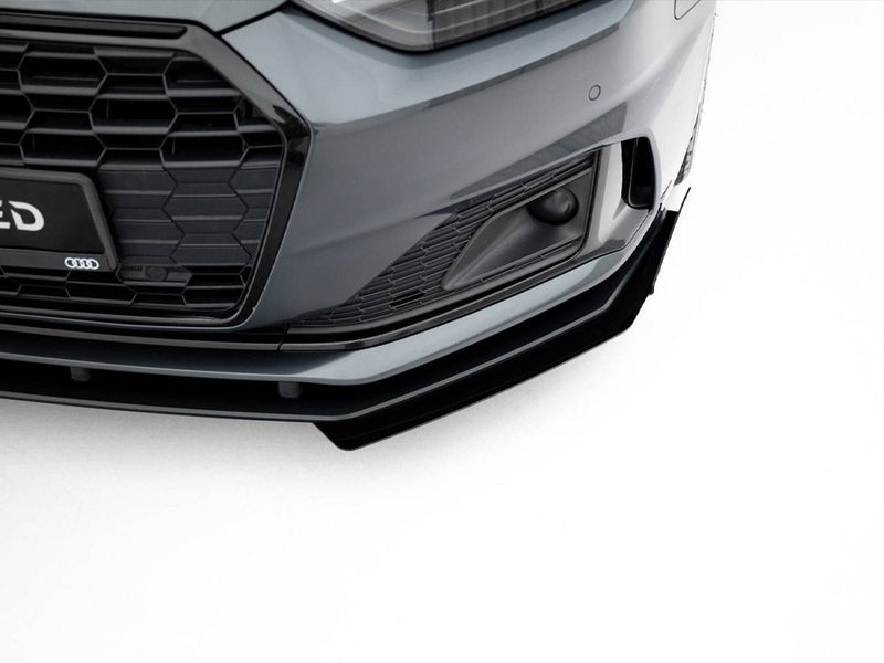 Maxton Design - Street PRO Front Splitter + Flaps Audi A5 F5 / B9 Facelift