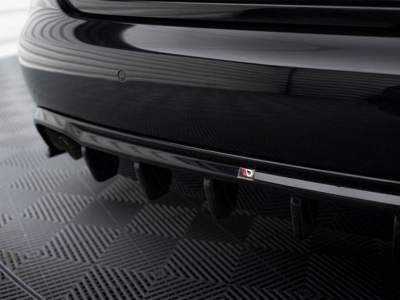 Maxton Design - Rear Valance Audi A4 B8 (Single side dual exhaust version)