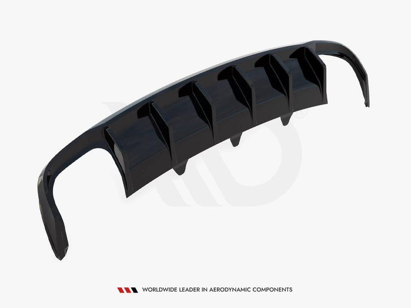 Maxton Design - Rear Valance Audi A4 B8 Facelift (Version with dual exhausts on both sides)