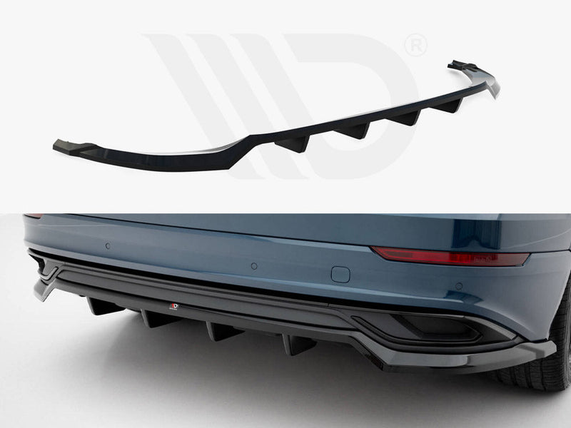 Maxton Design - Rear Splitter (Vertical Bars) Audi Q8 Mk1