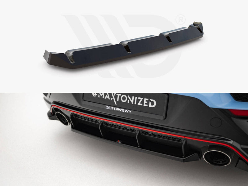 Maxton Design - Central Rear Splitter Hyundai Veloster N Mk2