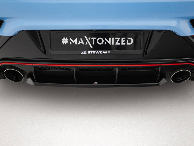 Maxton Design - Central Rear Splitter Hyundai Veloster N Mk2