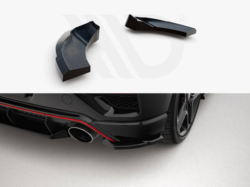 Maxton Design - Rear Side Splitters Hyundai Veloster N Mk2