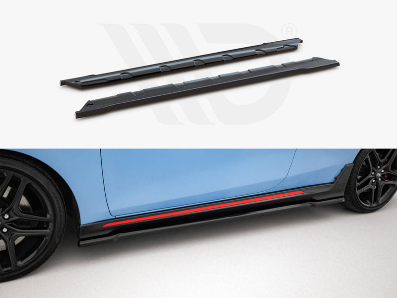 Maxton Design - Side Skirts Diffusers Hyundai Veloster N Mk2