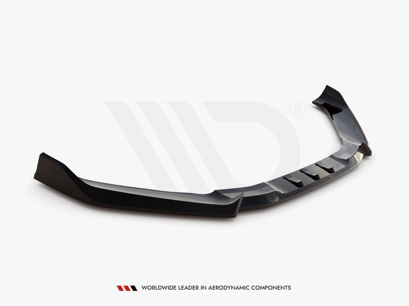Maxton Design - Front Splitter V.2 Hyundai Veloster N Mk2