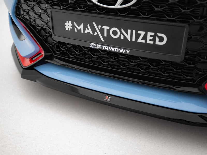 Maxton Design - Front Splitter V.1 Hyundai Veloster N Mk2