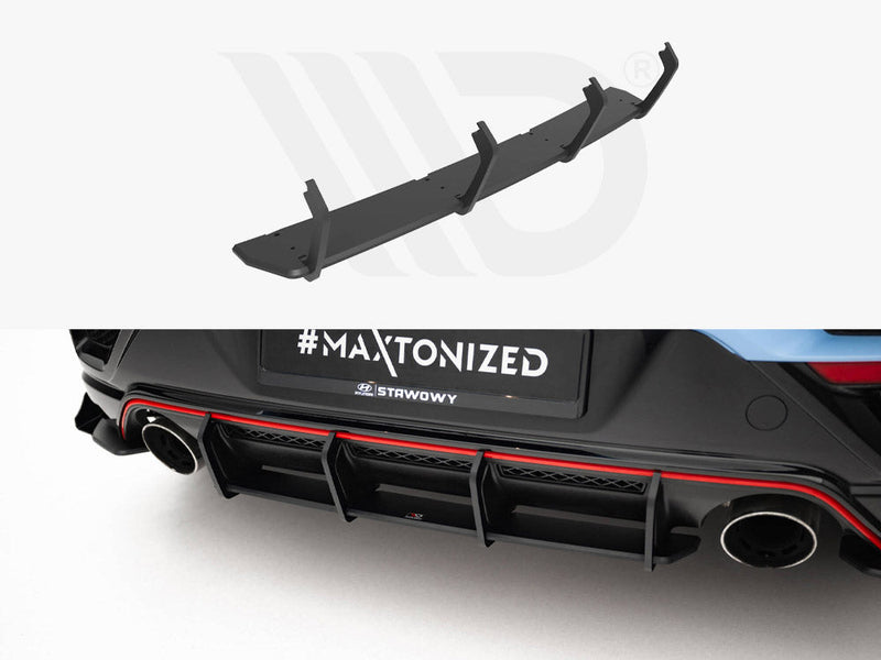 Maxton Design - Street PRO Rear Diffuser Hyundai Veloster N Mk2