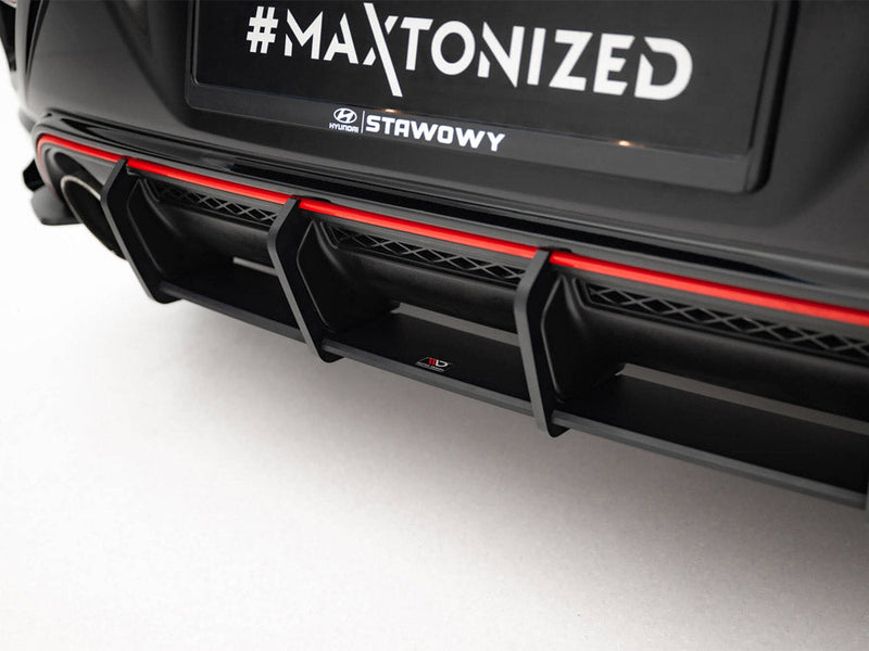 Maxton Design - Street PRO Rear Diffuser Hyundai Veloster N Mk2
