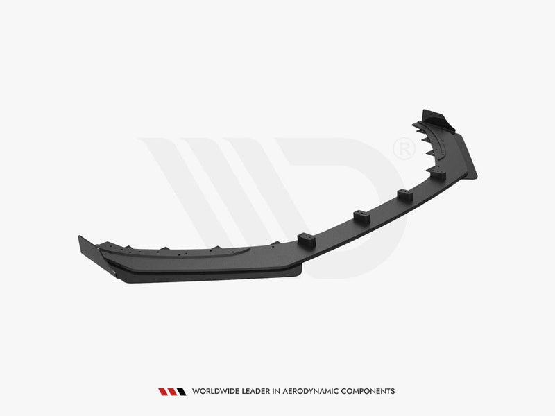 Maxton Design - Street PRO Front Splitter + Flaps Hyundai Veloster N Mk2