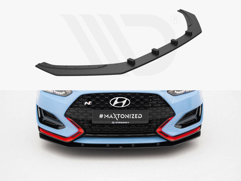 Maxton Design - Street PRO Front Splitter Hyundai Veloster N Mk2