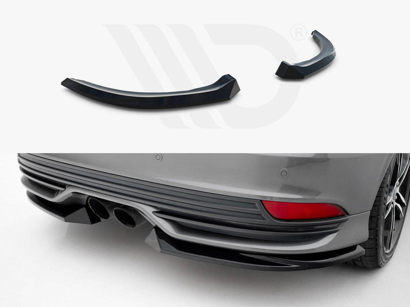 Maxton Design - Rear Side Splitters V.3 Ford Focus ST Mk3 Facelift