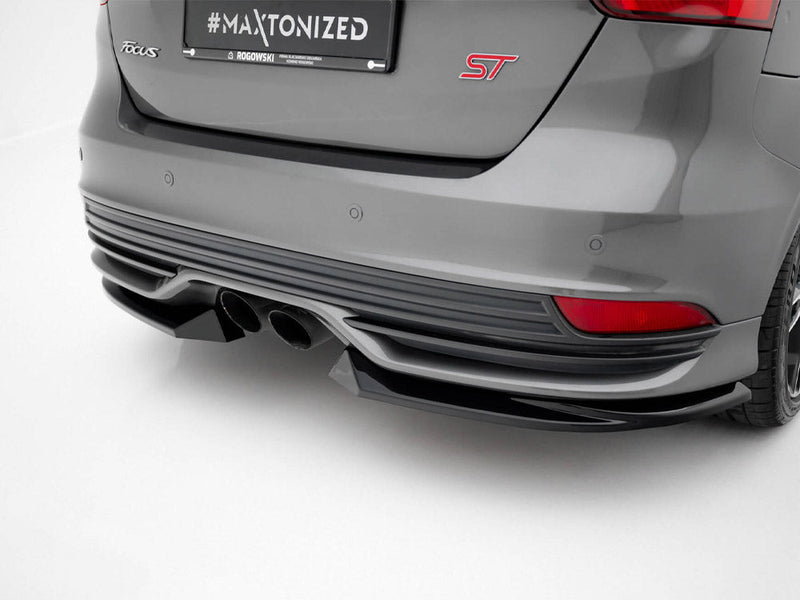 Maxton Design - Rear Side Splitters V.3 Ford Focus ST Mk3 Facelift