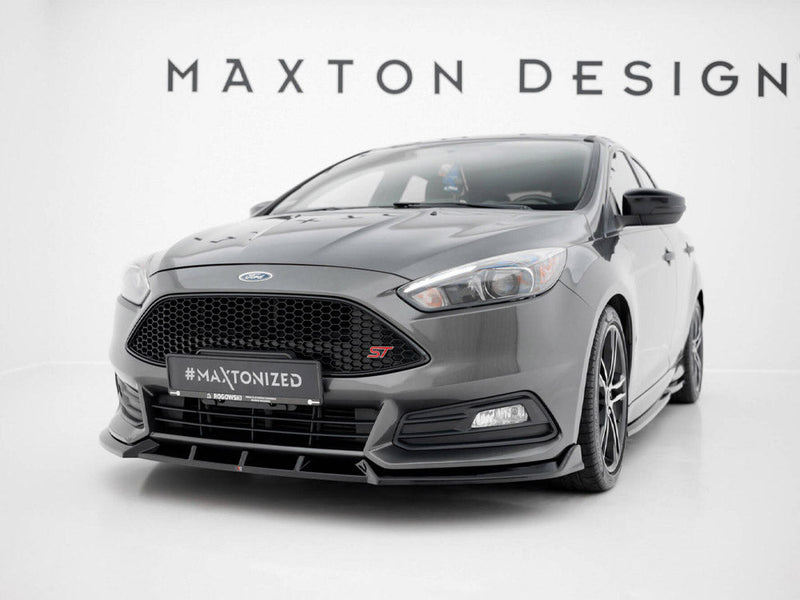 Maxton Design - Front Splitter V.6 Ford Focus ST Mk3 Facelift