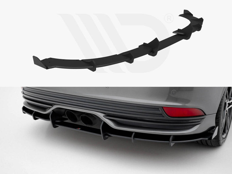 Maxton Design - Street PRO Rear Diffuser + Flaps Ford Focus ST Mk3 Facelift