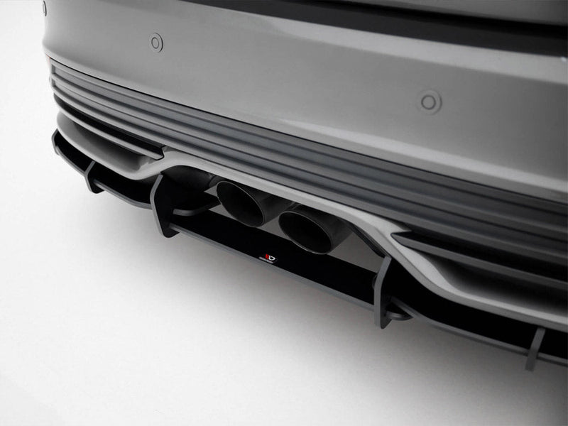 Maxton Design - Street PRO Rear Diffuser + Flaps Ford Focus ST Mk3 Facelift