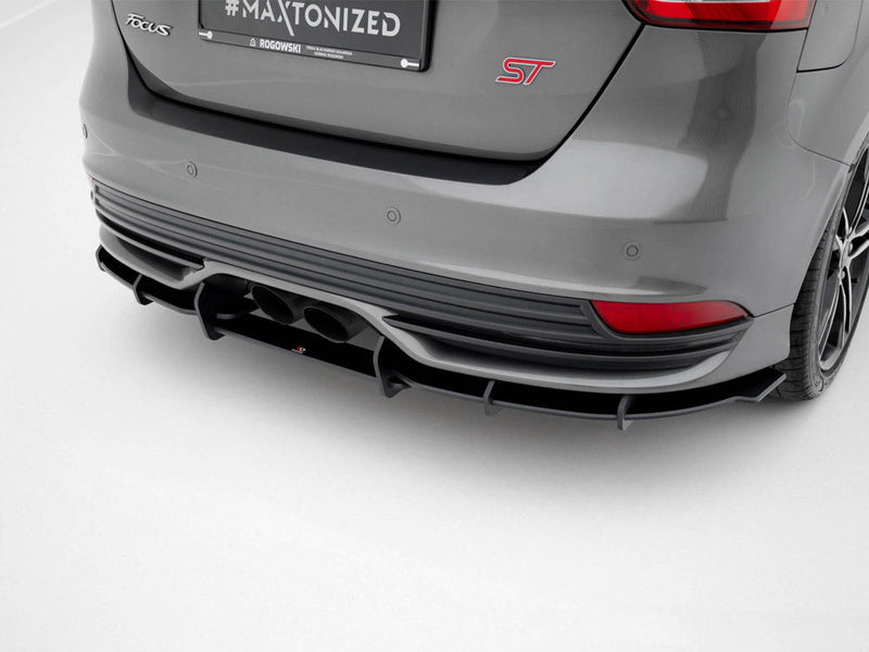 Maxton Design - Street PRO Rear Diffuser Ford Focus ST Mk3 Facelift