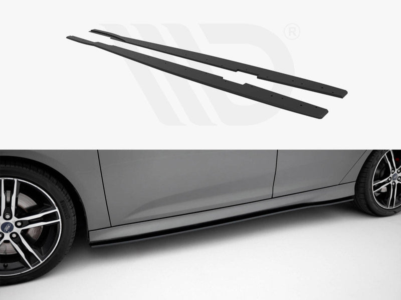 Maxton Design - Street PRO Side Skirts Diffusers Ford Focus ST Mk3