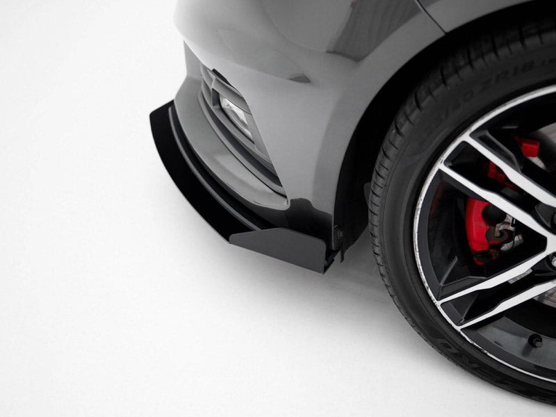 Maxton Design - Street PRO Front Splitter + Flaps Ford Focus ST Mk3 Facelift