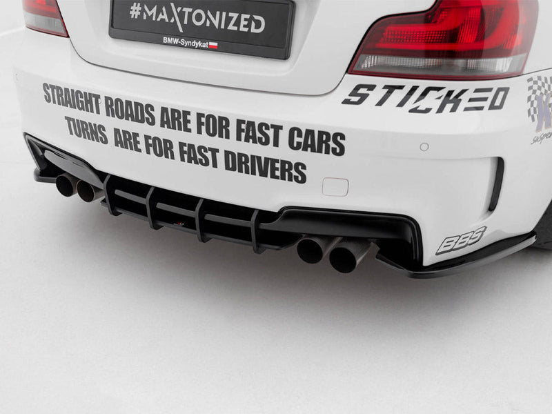 Maxton Design - Street PRO Rear Diffuser BMW 1 M Coupe E82