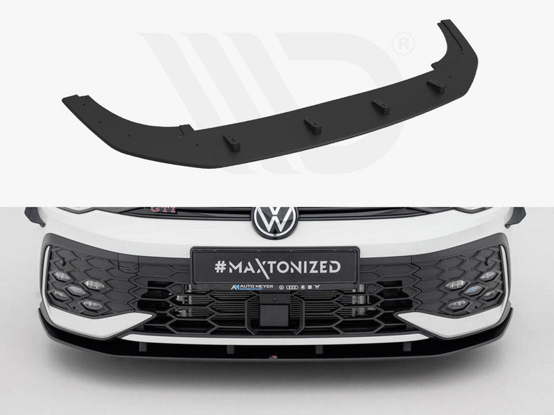 Maxton Design - Street PRO Front Splitter Volkswagen Golf GTI / GTE / R-Line Mk8 Facelift