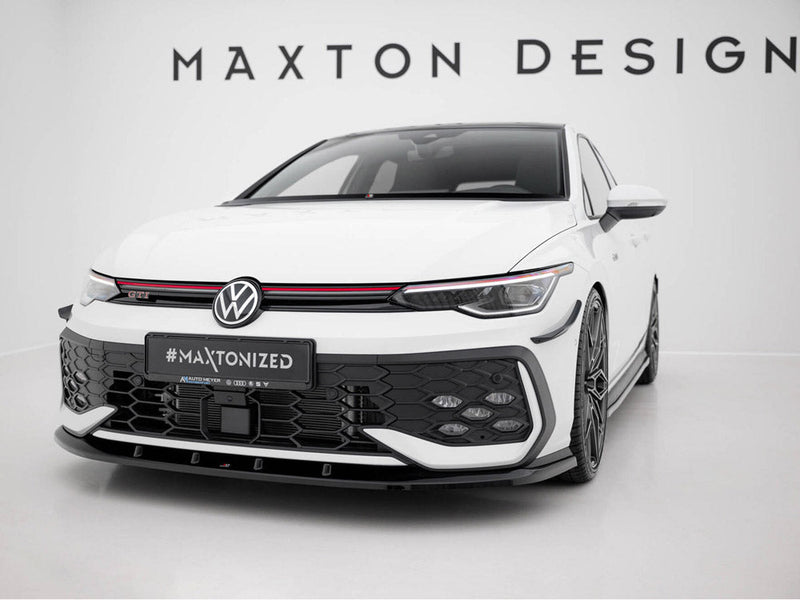 Maxton Design - Front Splitter V.5 Volkswagen Golf GTI / GTE / R-Line Mk8 Facelift
