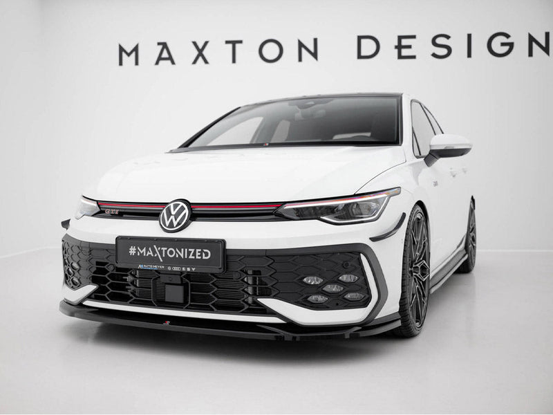 Maxton Design - Front Splitter V.4 Volkswagen Golf GTI / GTE / R-Line Mk8 Facelift