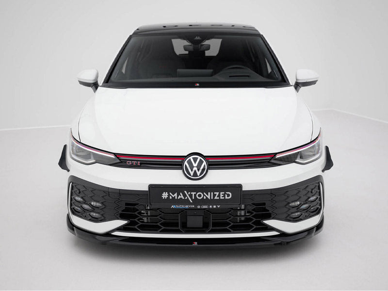 Maxton Design - Front Splitter V.4 Volkswagen Golf GTI / GTE / R-Line Mk8 Facelift