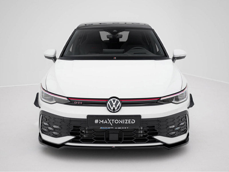 Maxton Design - Front Splitter V.3 Volkswagen Golf GTI / GTE / R-Line Mk8 Facelift