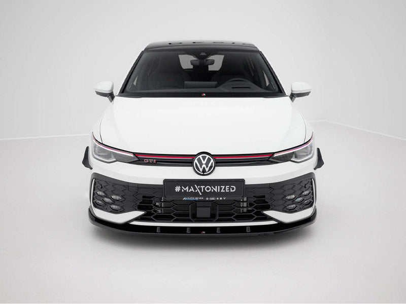 Maxton Design - Front Splitter V.2 Volkswagen Golf GTI / GTE / R-Line Mk8 Facelift