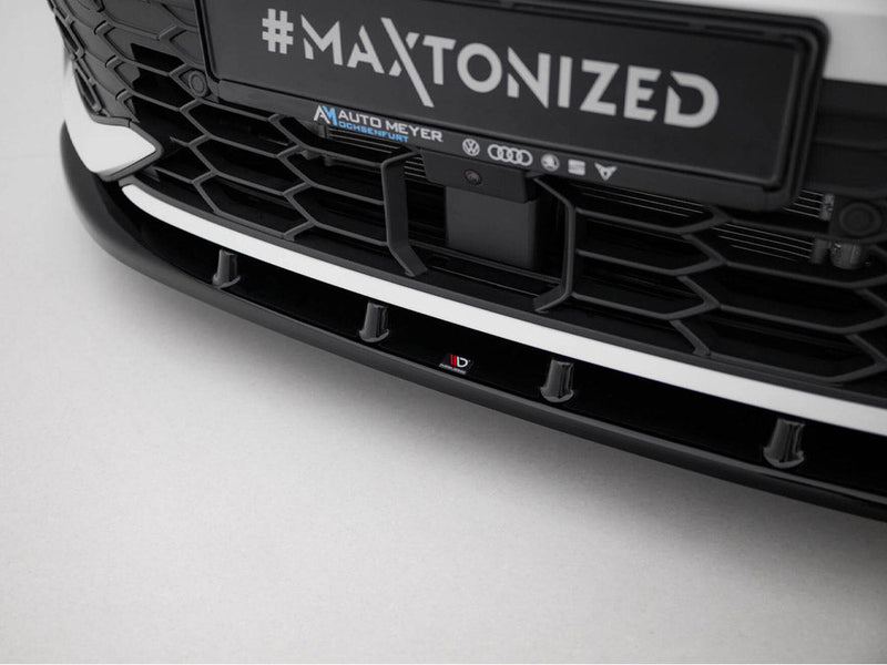 Maxton Design - Front Splitter V.2 Volkswagen Golf GTI / GTE / R-Line Mk8 Facelift