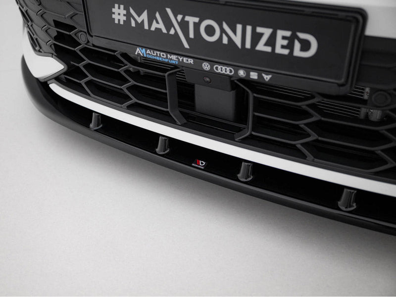 Maxton Design - Front Splitter V.1 Volkswagen Golf GTI / GTE / R-Line Mk8 Facelift