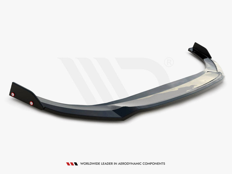 Maxton Design - Front Splitter V.3 + Flaps Volkswagen Golf GTI / GTE / R-Line Mk8 Facelift