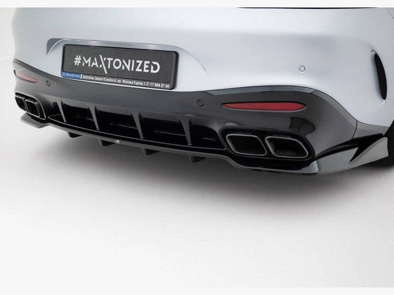 Maxton Design - Rear Splitter (Vertical Bars) V.2 Mercedes-AMG GT 63 / 55 / 63 S E Performance C192