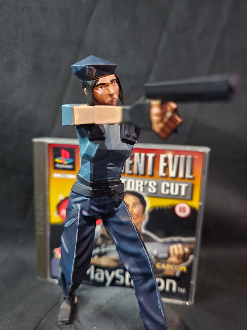 Resident Evil Jill Valentine Low Poly series