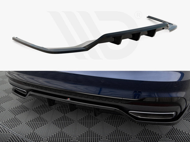 Maxton Design - Rear Splitter (Vertical Bars) V.2 Audi A4 S-Line B9 Facelift