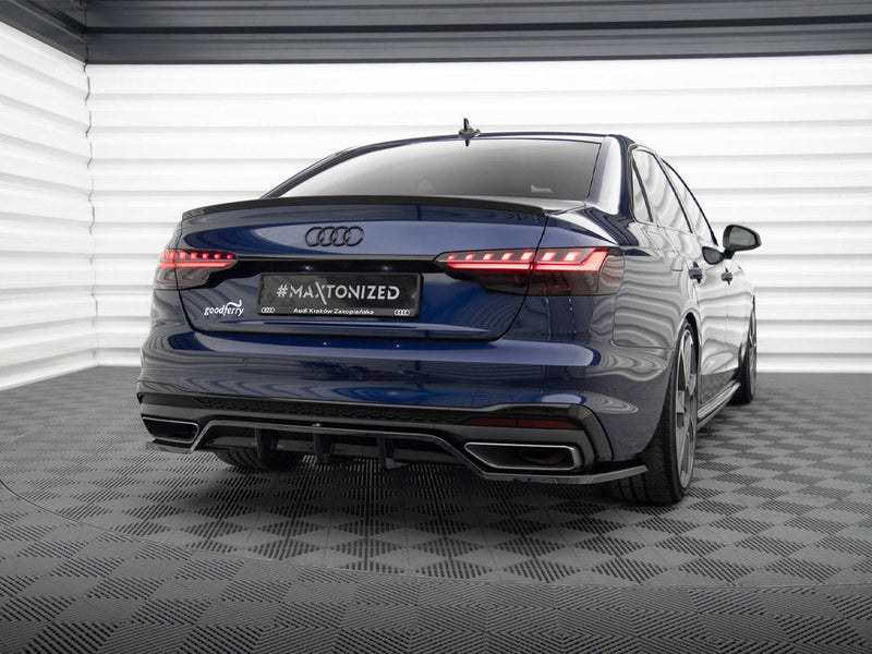 Maxton Design - Rear Splitter (Vertical Bars) V.2 Audi A4 S-Line B9 Facelift