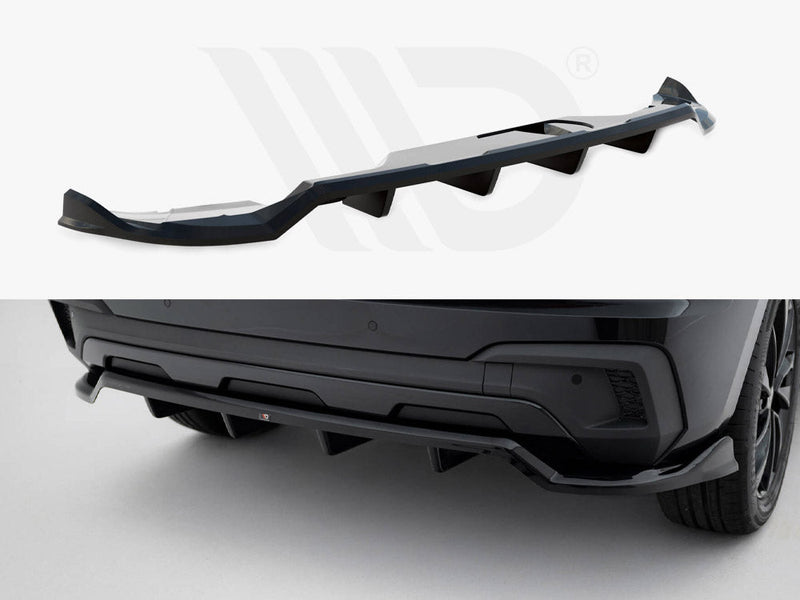 Maxton Design - Rear Splitter (Vertical Bars) Skoda Kamiq Monte Carlo Mk1 Facelift