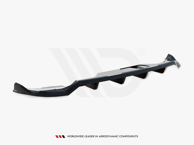 Maxton Design - Rear Splitter (Vertical Bars) Skoda Kamiq Monte Carlo Mk1 Facelift
