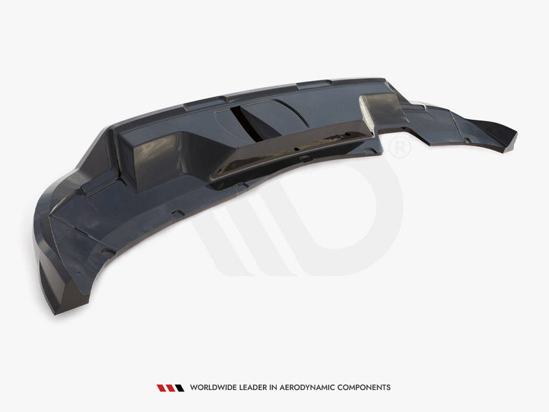 Maxton Design - Rear Splitter (Vertical Bars) Skoda Kamiq Monte Carlo Mk1 Facelift