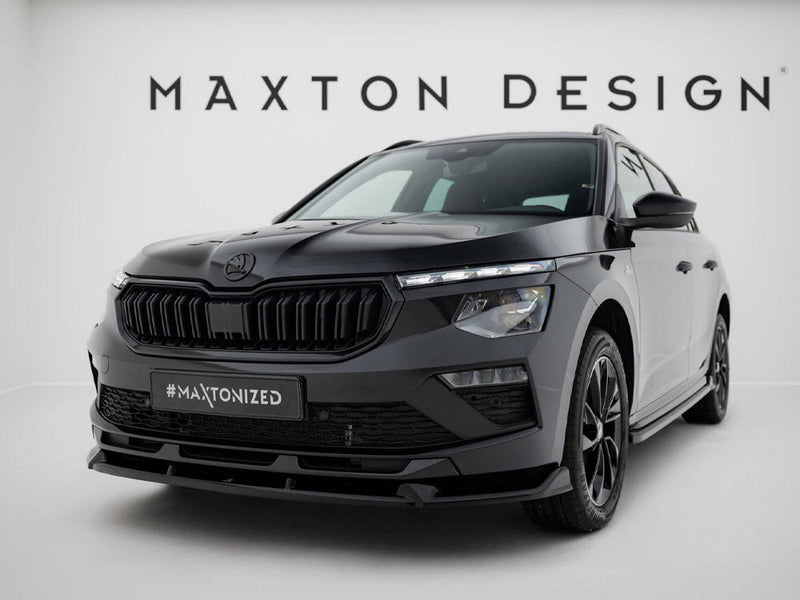 Maxton Design - Front Splitter V.2 Skoda Kamiq Monte Carlo Mk1 Facelift