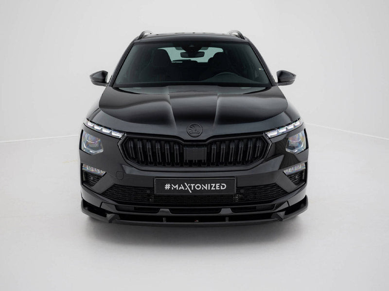 Maxton Design - Front Splitter V.2 Skoda Kamiq Monte Carlo Mk1 Facelift